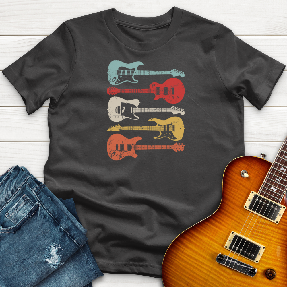''4 Retro Guitars'' Premium T-Shirt
