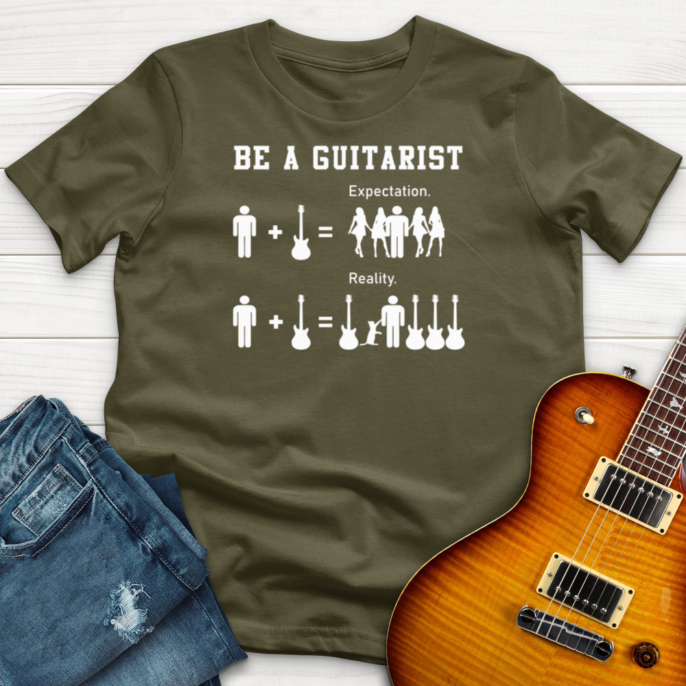 ''Be a Guitarist'' Premium T-Shirt