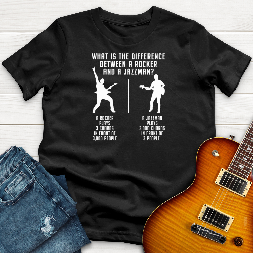''Between Rocker and Jazzman'' Premium T-Shirt