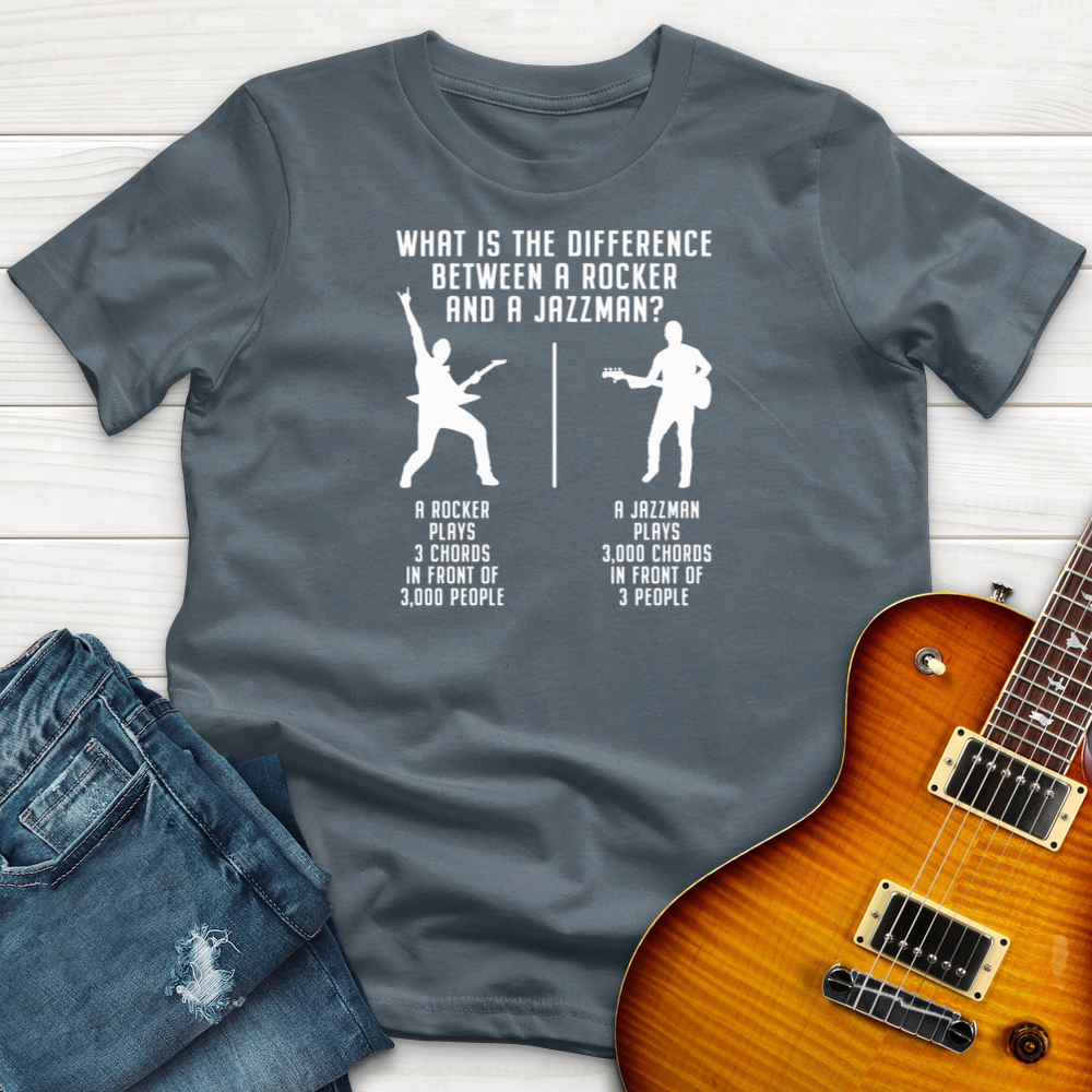 ''Between Rocker and Jazzman'' Premium T-Shirt