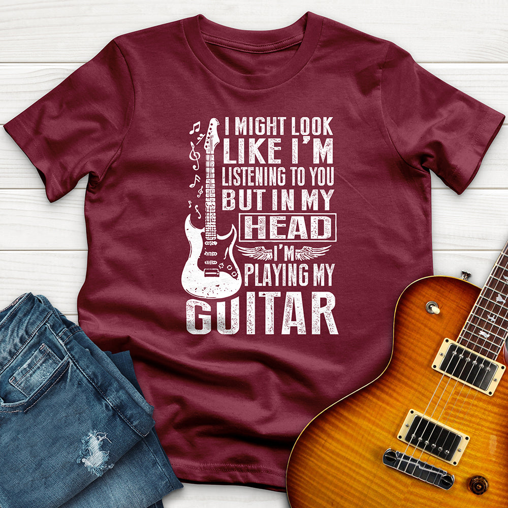 "I Might Look LIke Im Listening" Premium T-Shirt