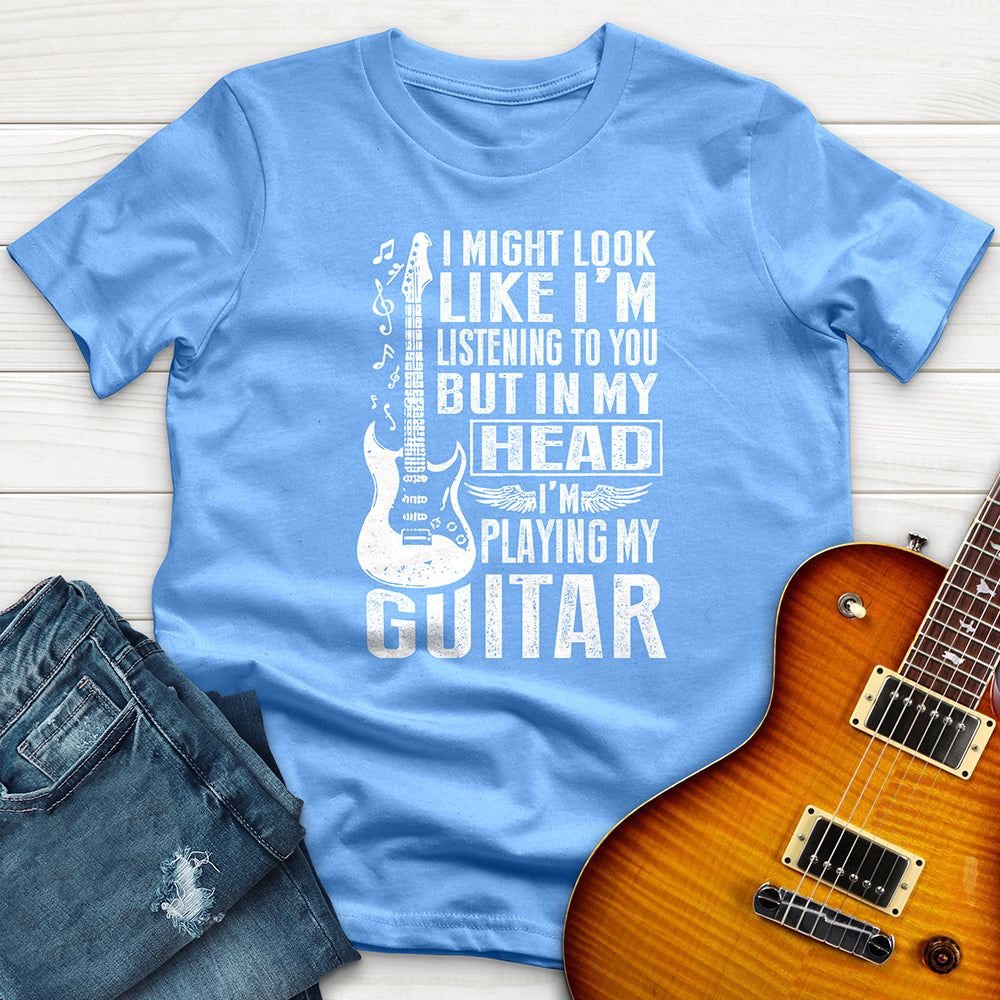 "I Might Look LIke Im Listening" Premium T-Shirt