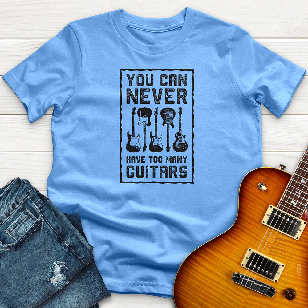 "You Can Never Have Too Many Guitars" Premium T-Shirt