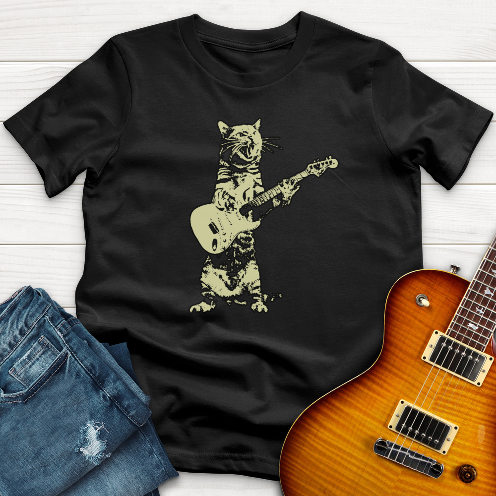 "Cat Guitar" Premium T-Shirt