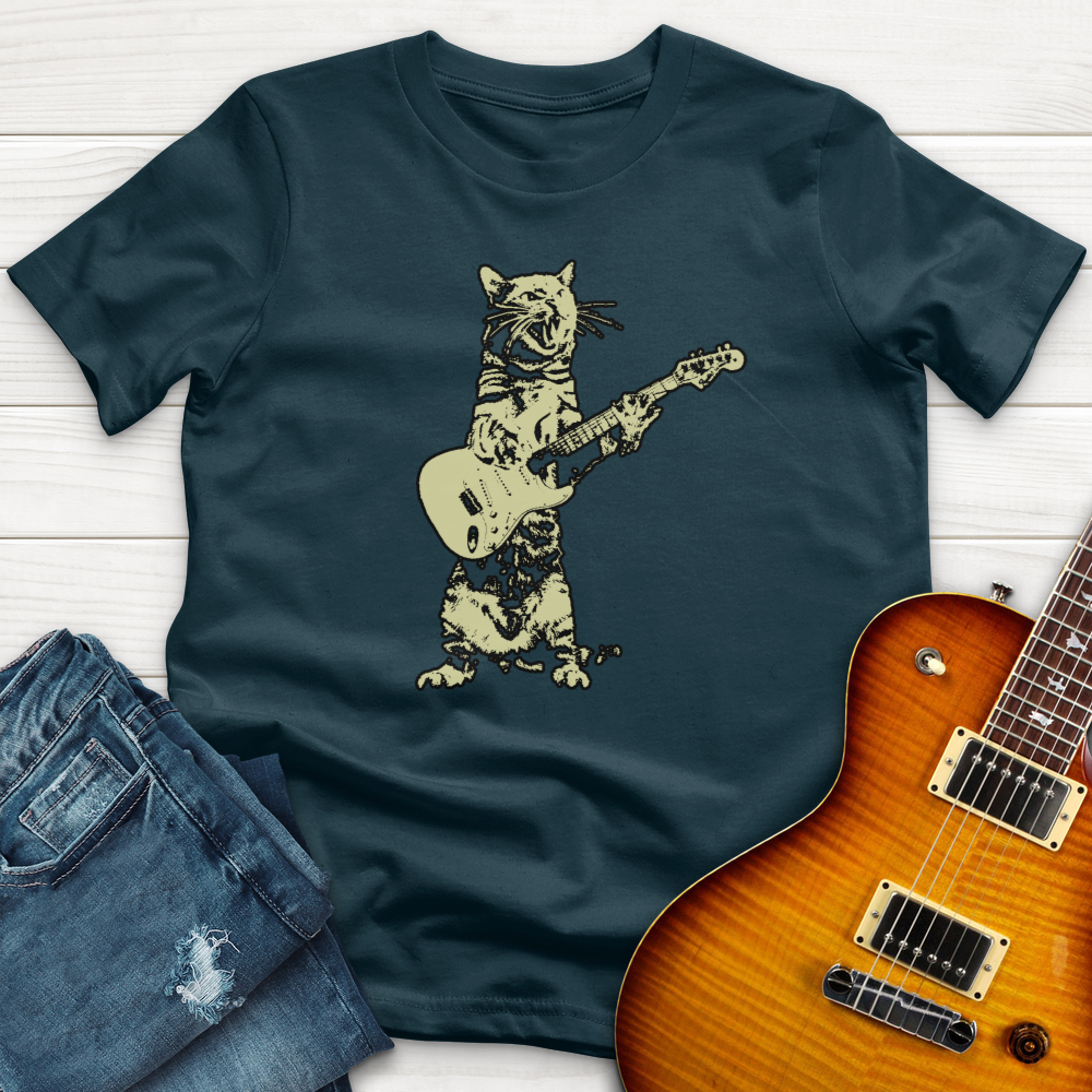 "Cat Guitar" Premium T-Shirt