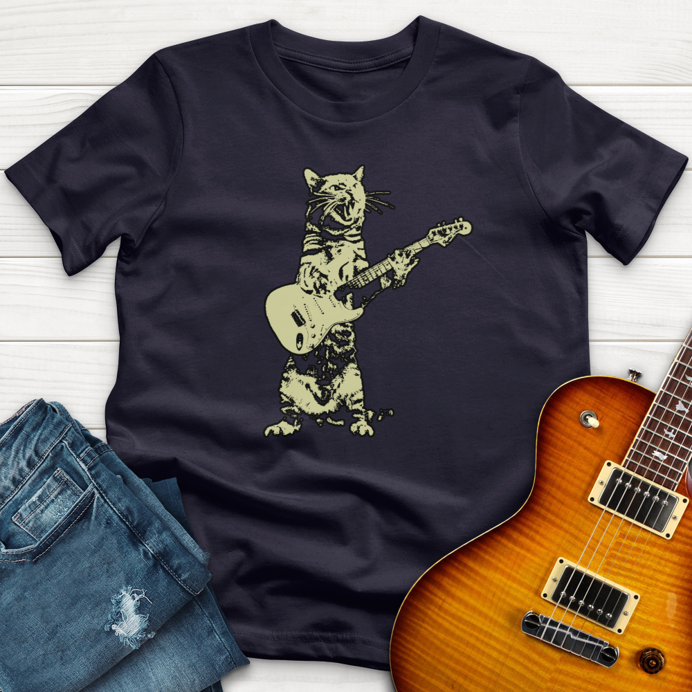 "Cat Guitar" Premium T-Shirt