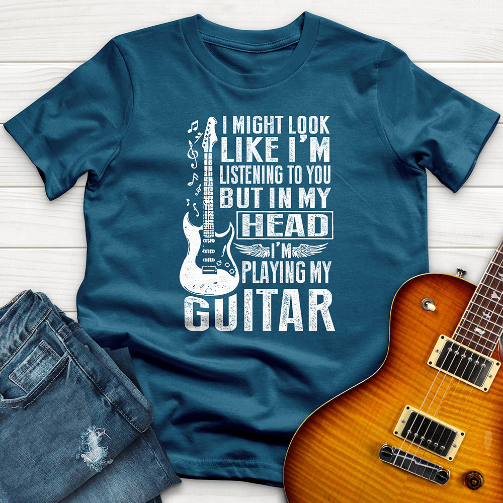"I Might Look LIke Im Listening" Premium T-Shirt