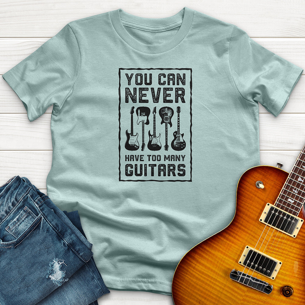 "You Can Never Have Too Many Guitars" Premium T-Shirt