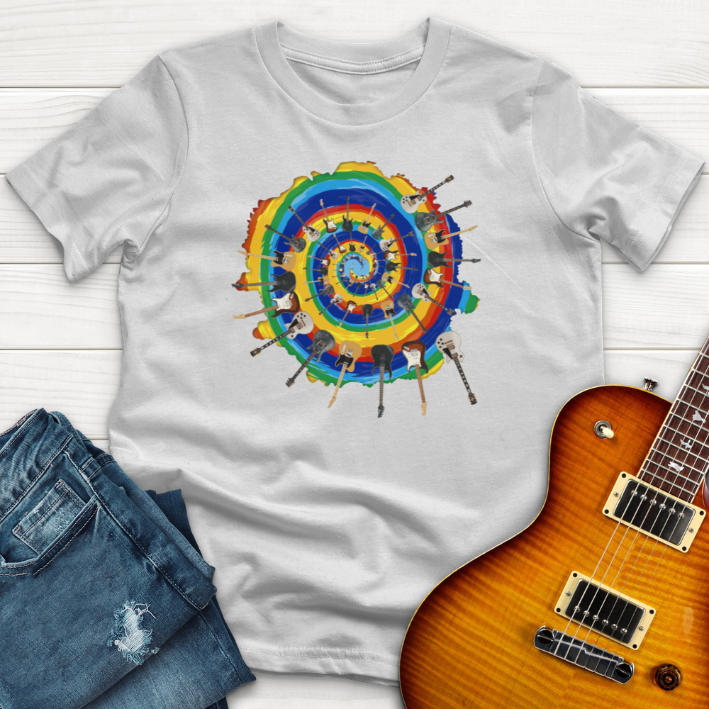 "Guitar Circle Color" Premium T-Shirt