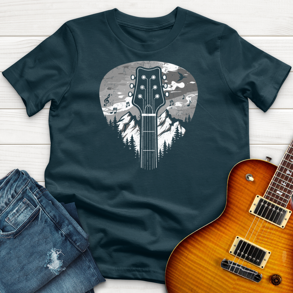 ''Guitar's Headstock Night'' Premium T-Shirt