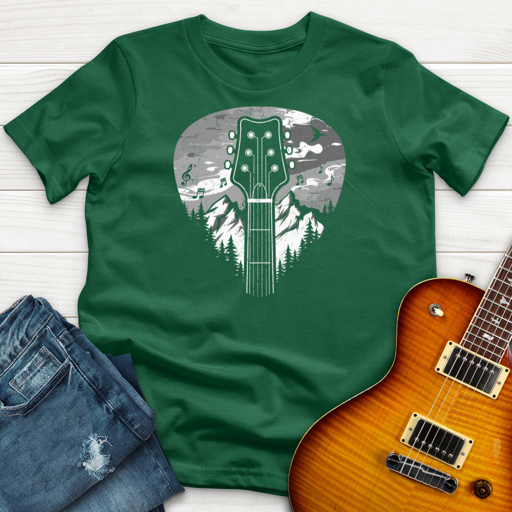 ''Guitar's Headstock Night'' Premium T-Shirt