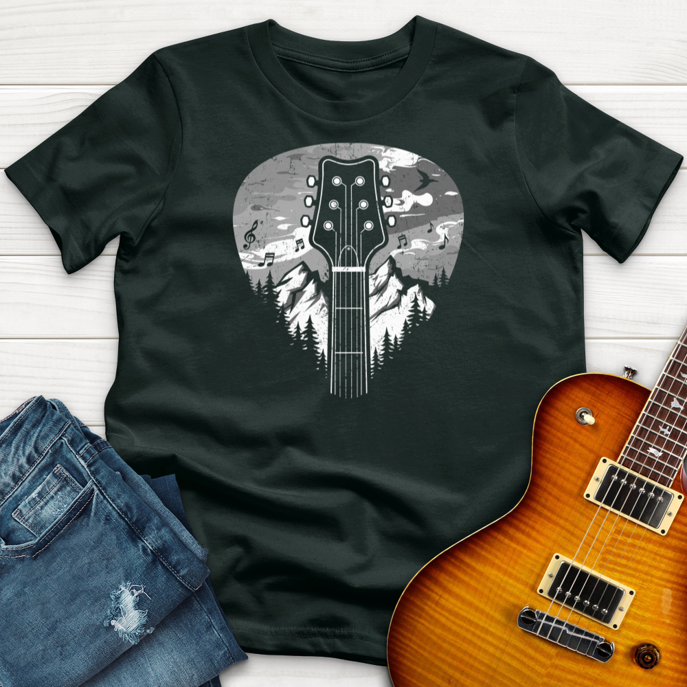 ''Guitar's Headstock Night'' Premium T-Shirt