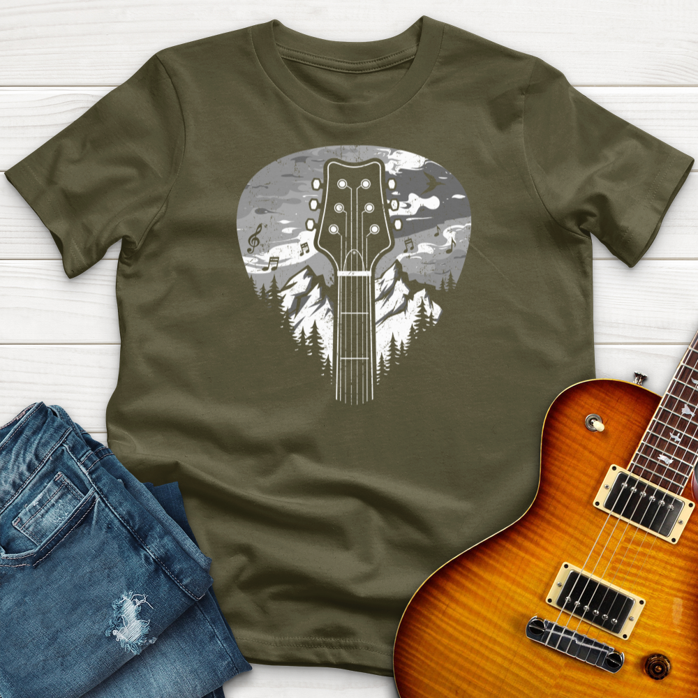 ''Guitar's Headstock Night'' Premium T-Shirt