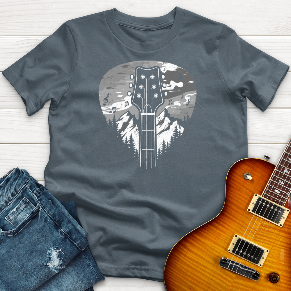 ''Guitar's Headstock Night'' Premium T-Shirt