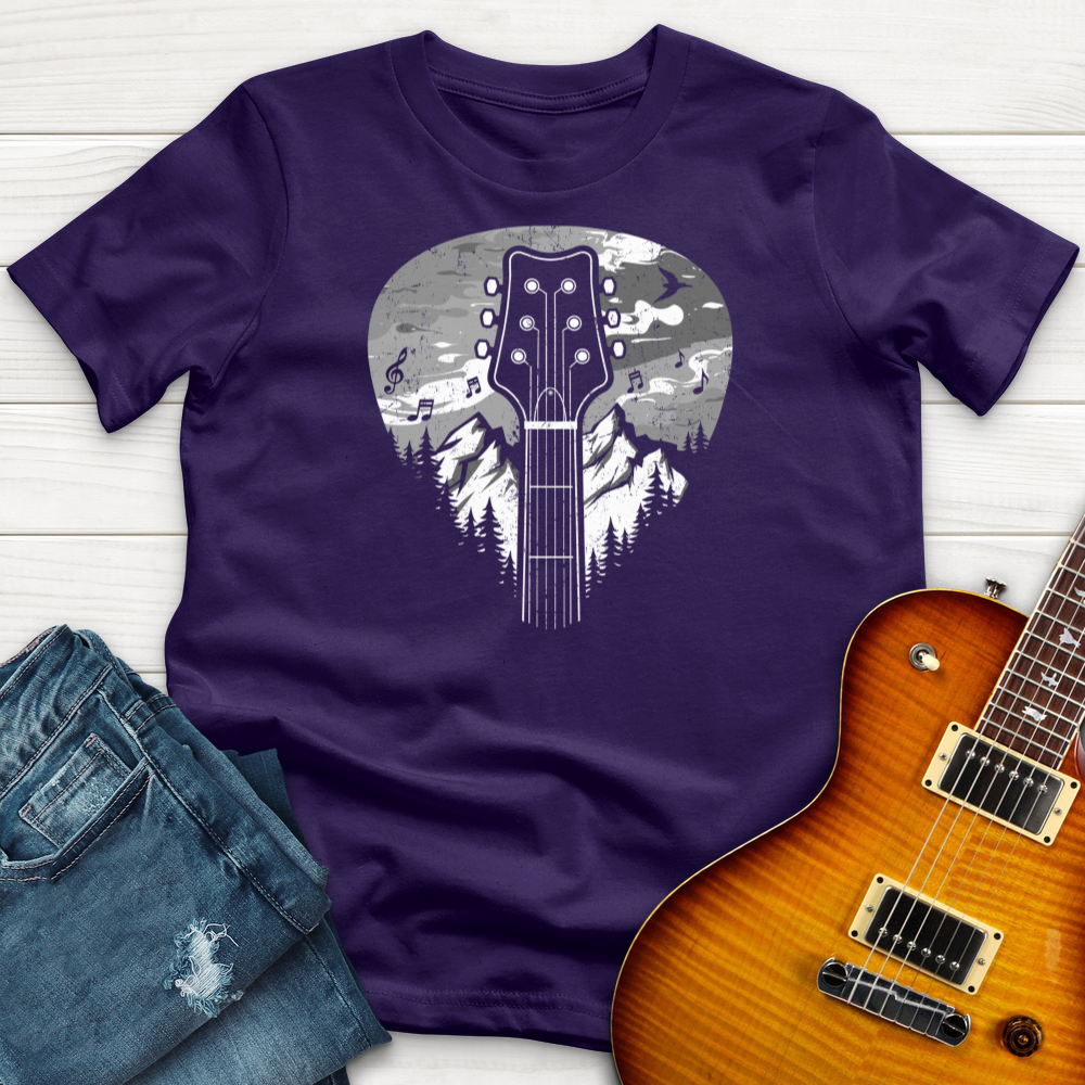 ''Guitar's Headstock Night'' Premium T-Shirt