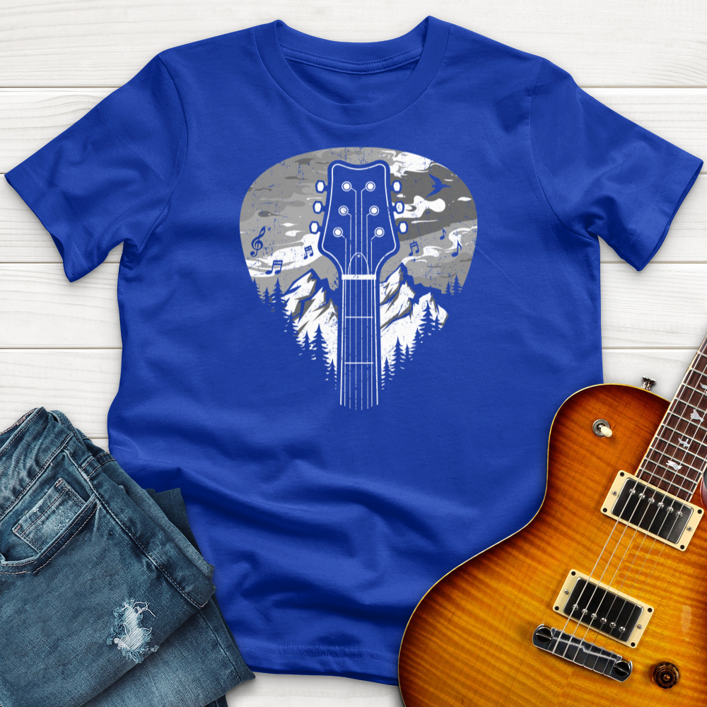 ''Guitar's Headstock Night'' Premium T-Shirt
