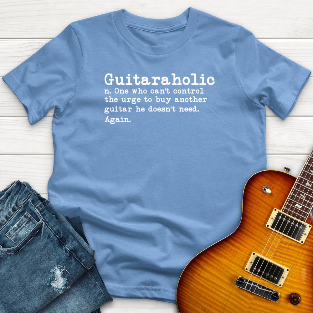 "Guitaraholic" Premium T-Shirt