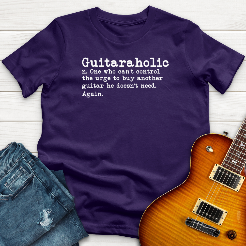 "Guitaraholic" Premium T-Shirt