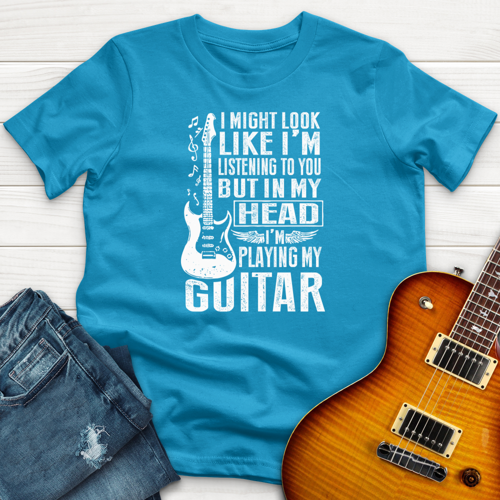 "I Might Look LIke Im Listening" Premium T-Shirt