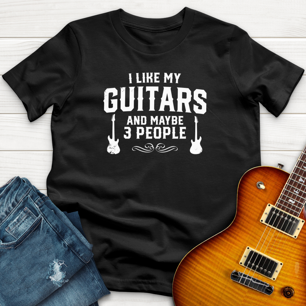 "I like My guitar" Premium T-Shirt