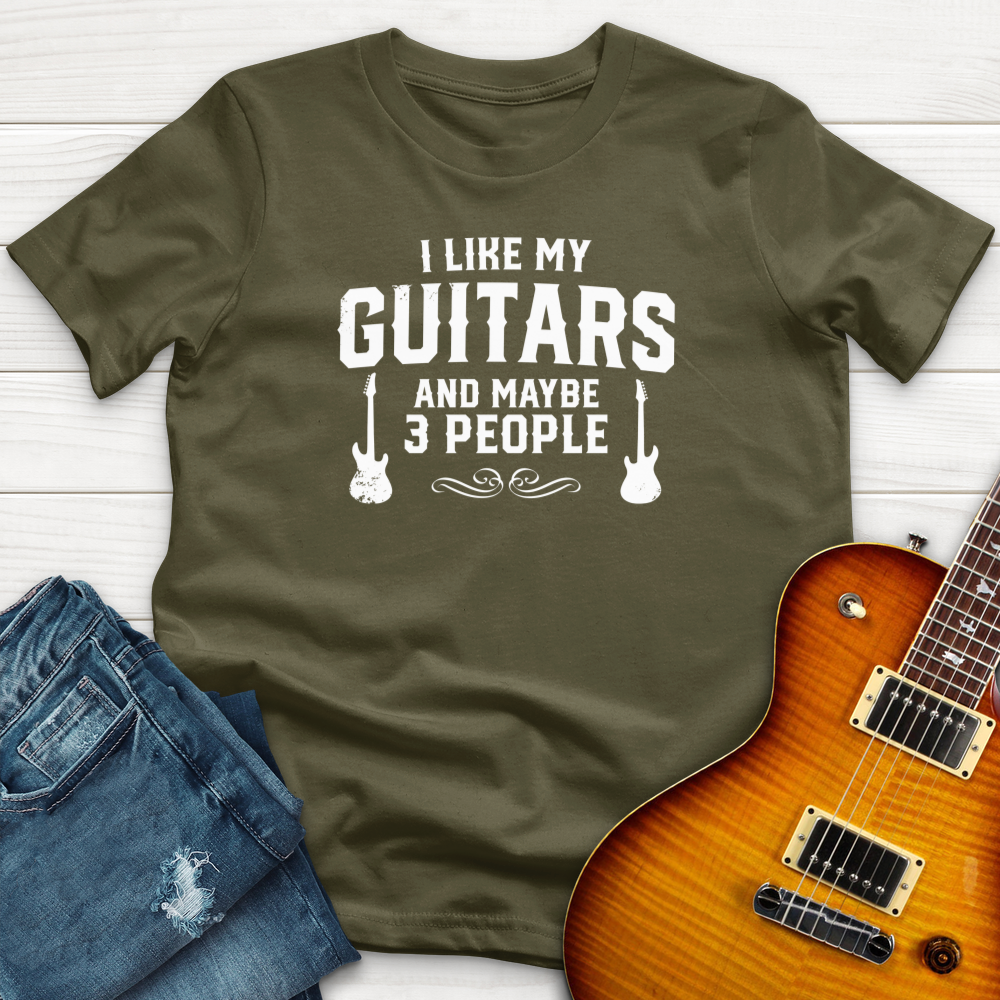 "I like My guitar" Premium T-Shirt