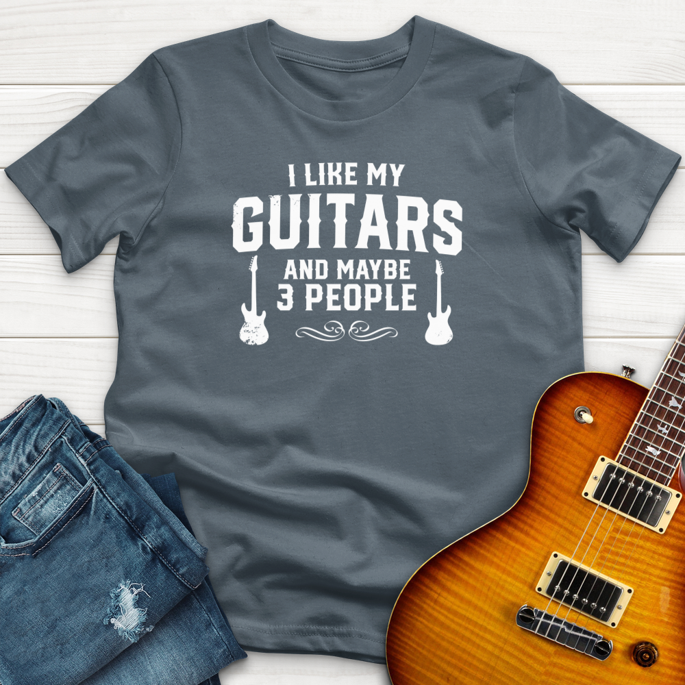 "I like My guitar" Premium T-Shirt