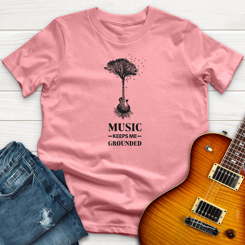 "Music Keeps Me Grounded" Premium T-Shirt