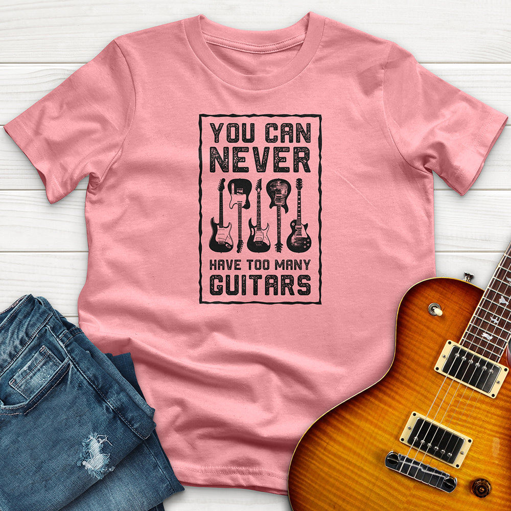 "You Can Never Have Too Many Guitars" Premium T-Shirt