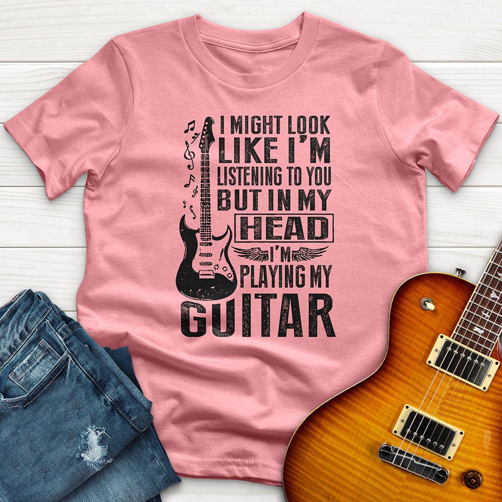 "I Might Look LIke Im Listening 3" Premium T-Shirt