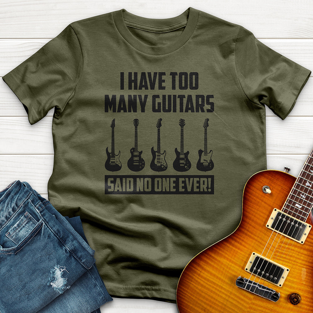 "I Have Too Many Guitars" Premium T-Shirt