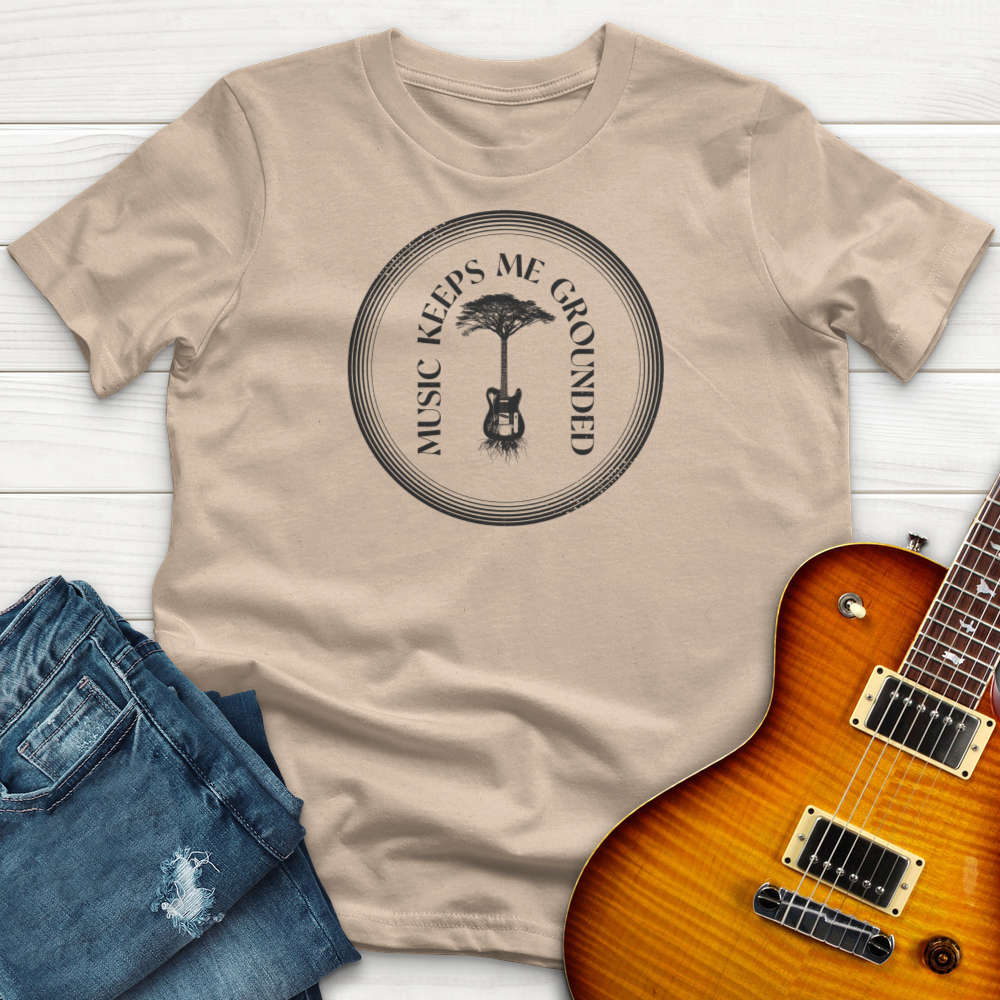 ''Music Keeps Me Grounded'' Premium T-Shirt