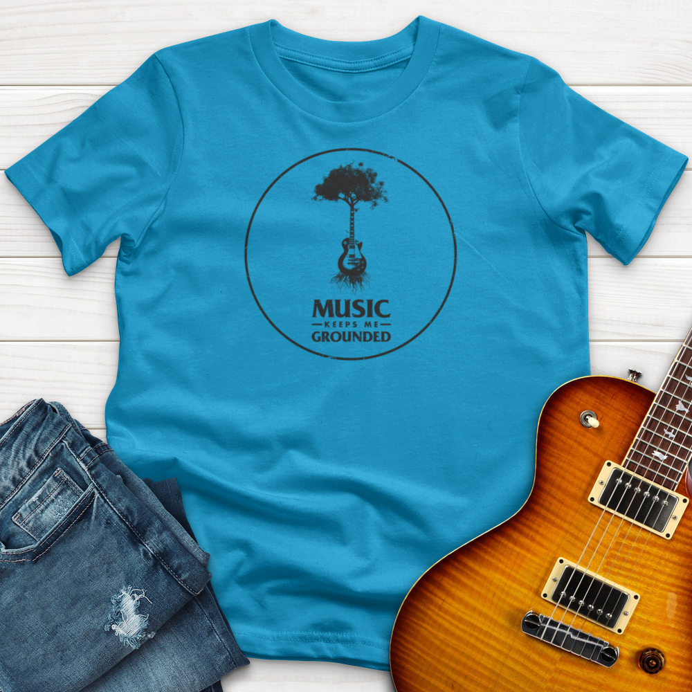''Music Keeps Me Grounded V2'' Premium T-Shirt