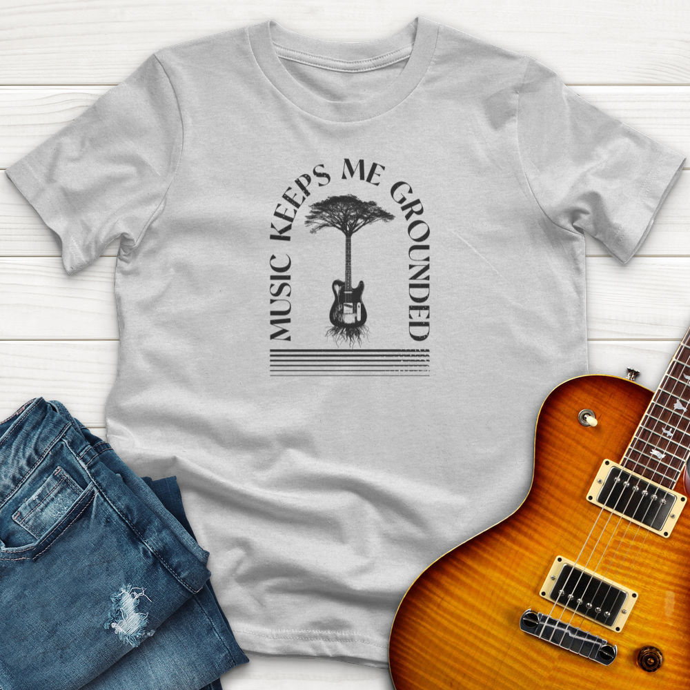 ''Music Keeps Me Grounded V4'' Premium T-Shirt