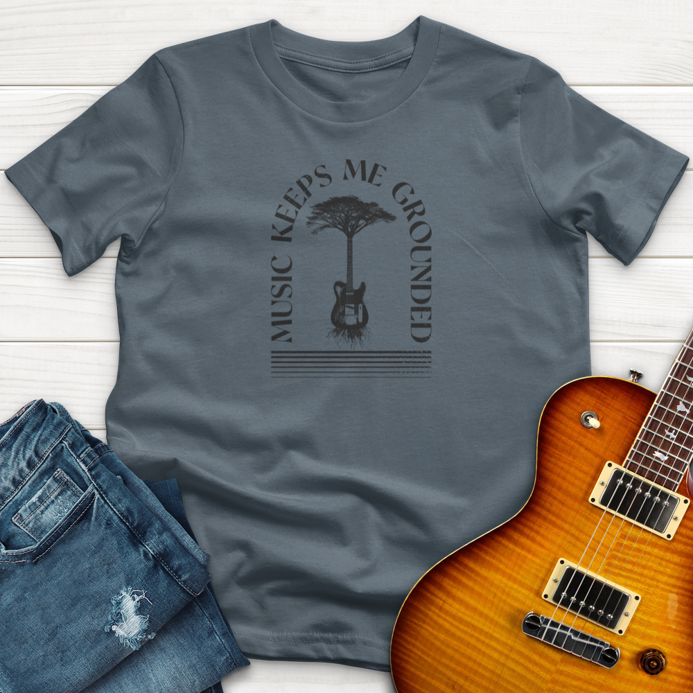 ''Music Keeps Me Grounded V4'' Premium T-Shirt