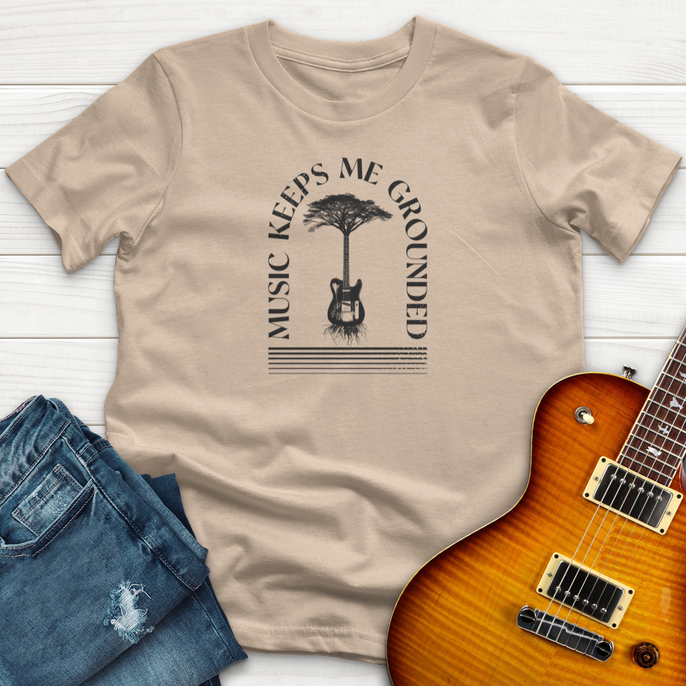 ''Music Keeps Me Grounded V4'' Premium T-Shirt