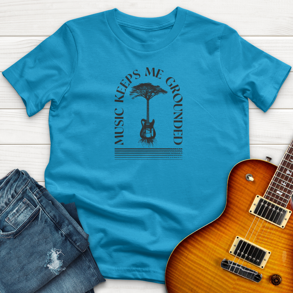 ''Music Keeps Me Grounded V4'' Premium T-Shirt