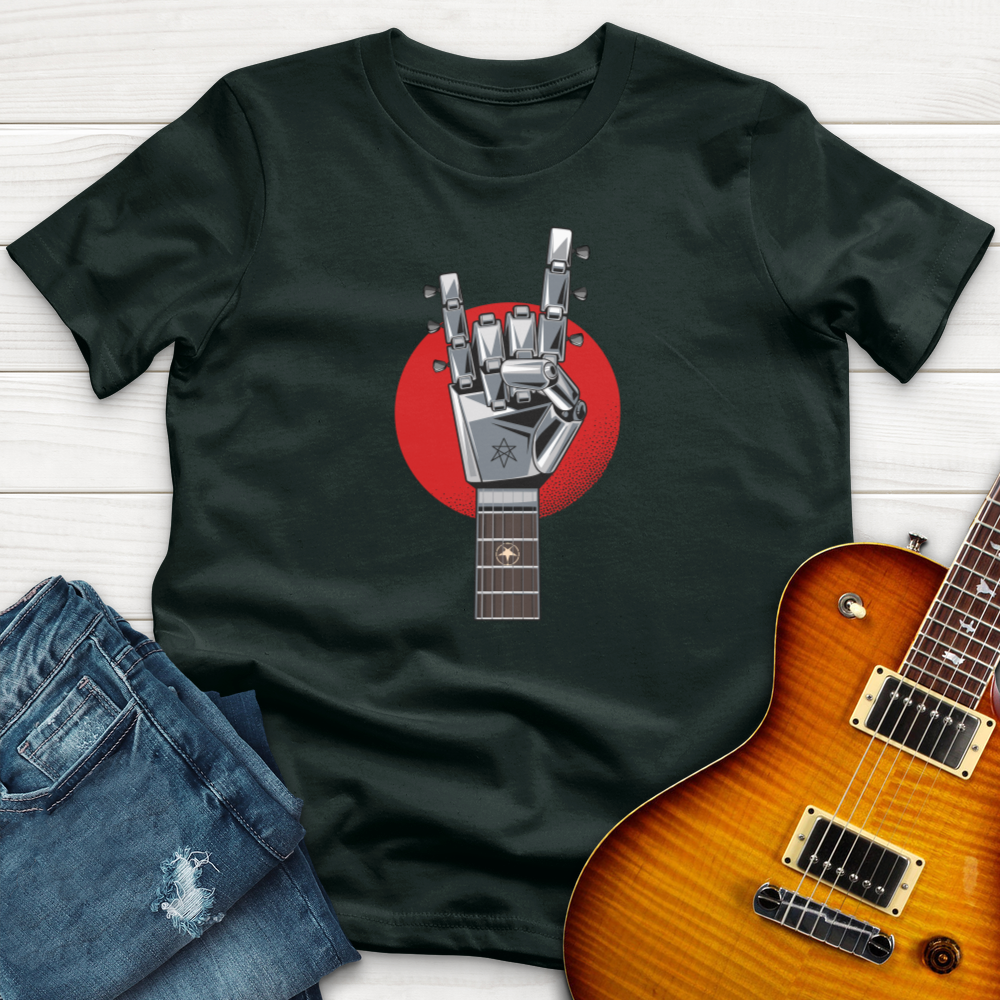"Robotic Guitar Hand" Premium T-Shirt