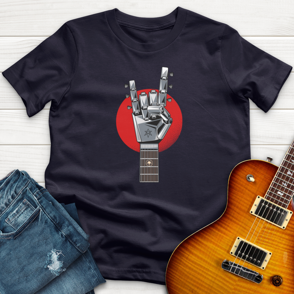 "Robotic Guitar Hand" Premium T-Shirt