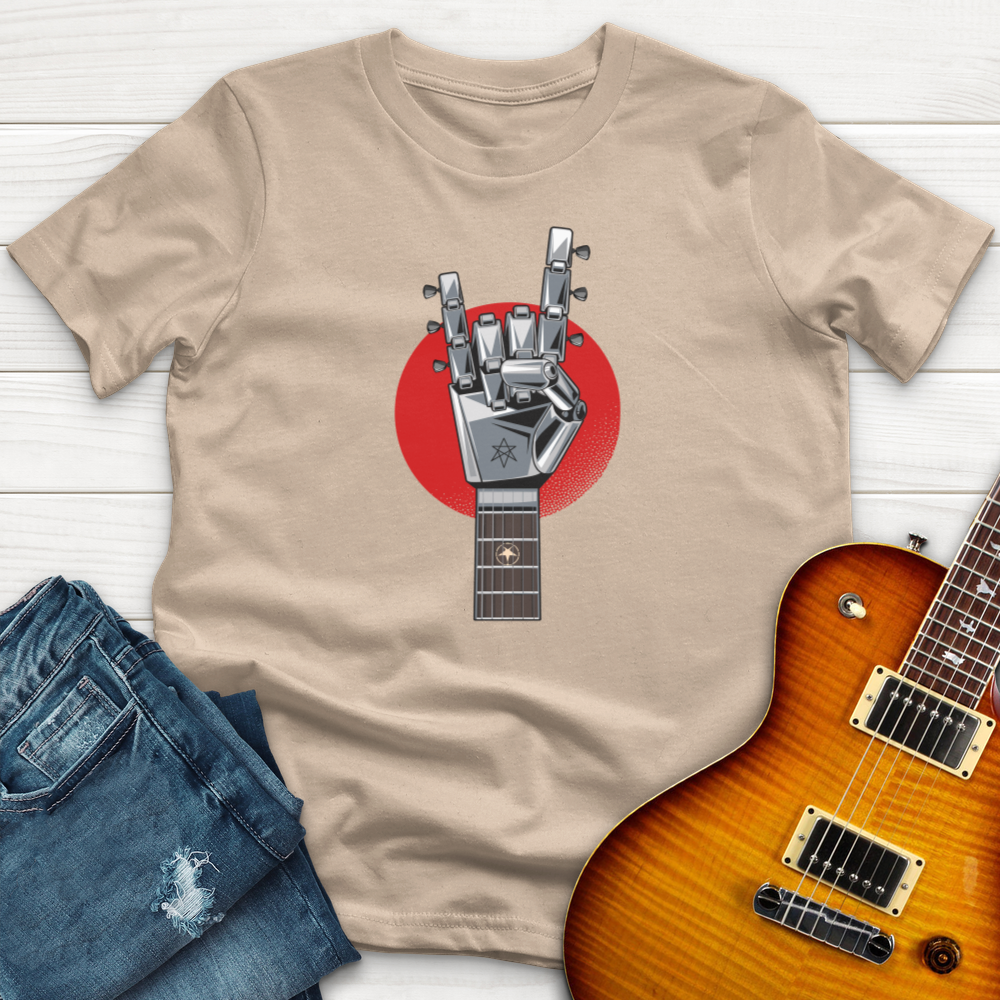 "Robotic Guitar Hand" Premium T-Shirt