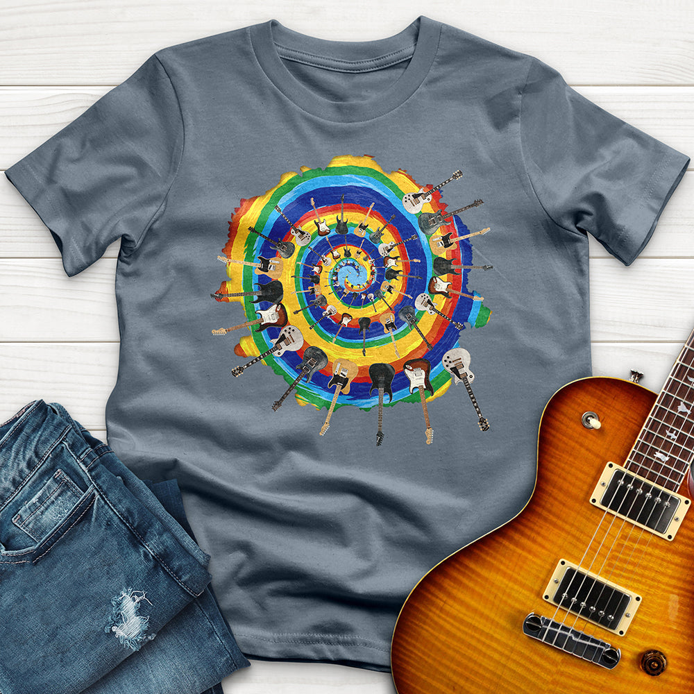 "Guitar Circle Color" Premium T-Shirt