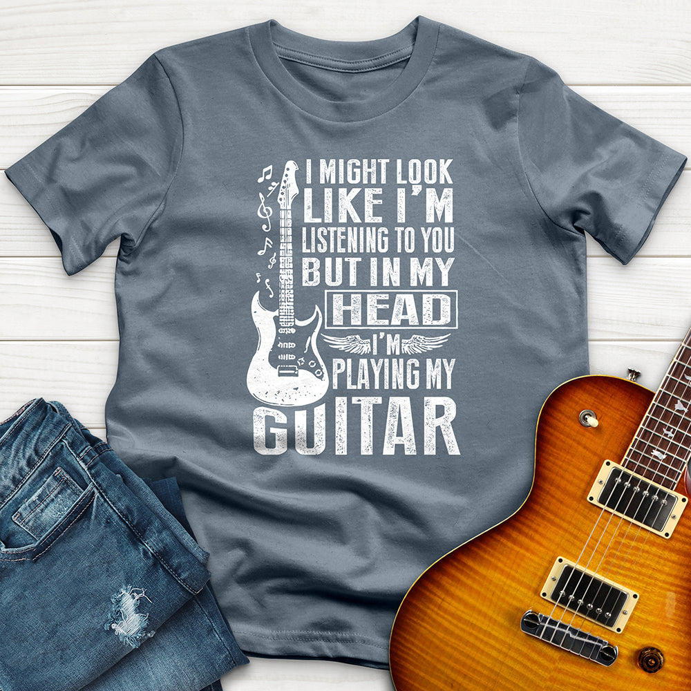 "I Might Look LIke Im Listening" Premium T-Shirt
