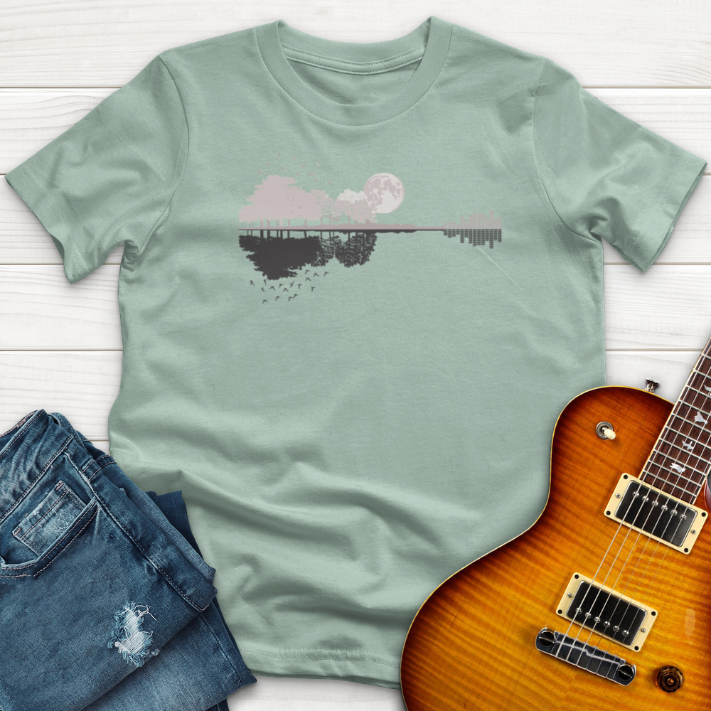 ''Sunset Guitar'' Premium T-Shirt