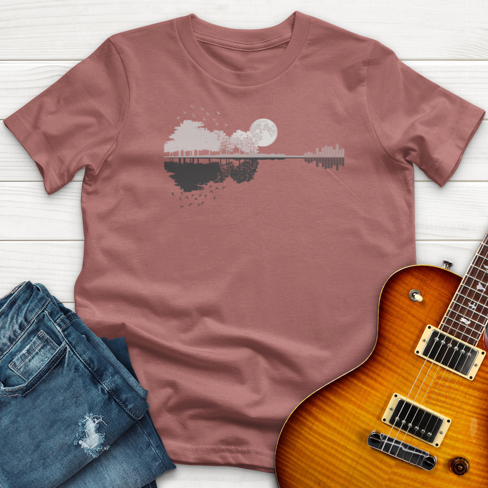 ''Sunset Guitar'' Premium T-Shirt
