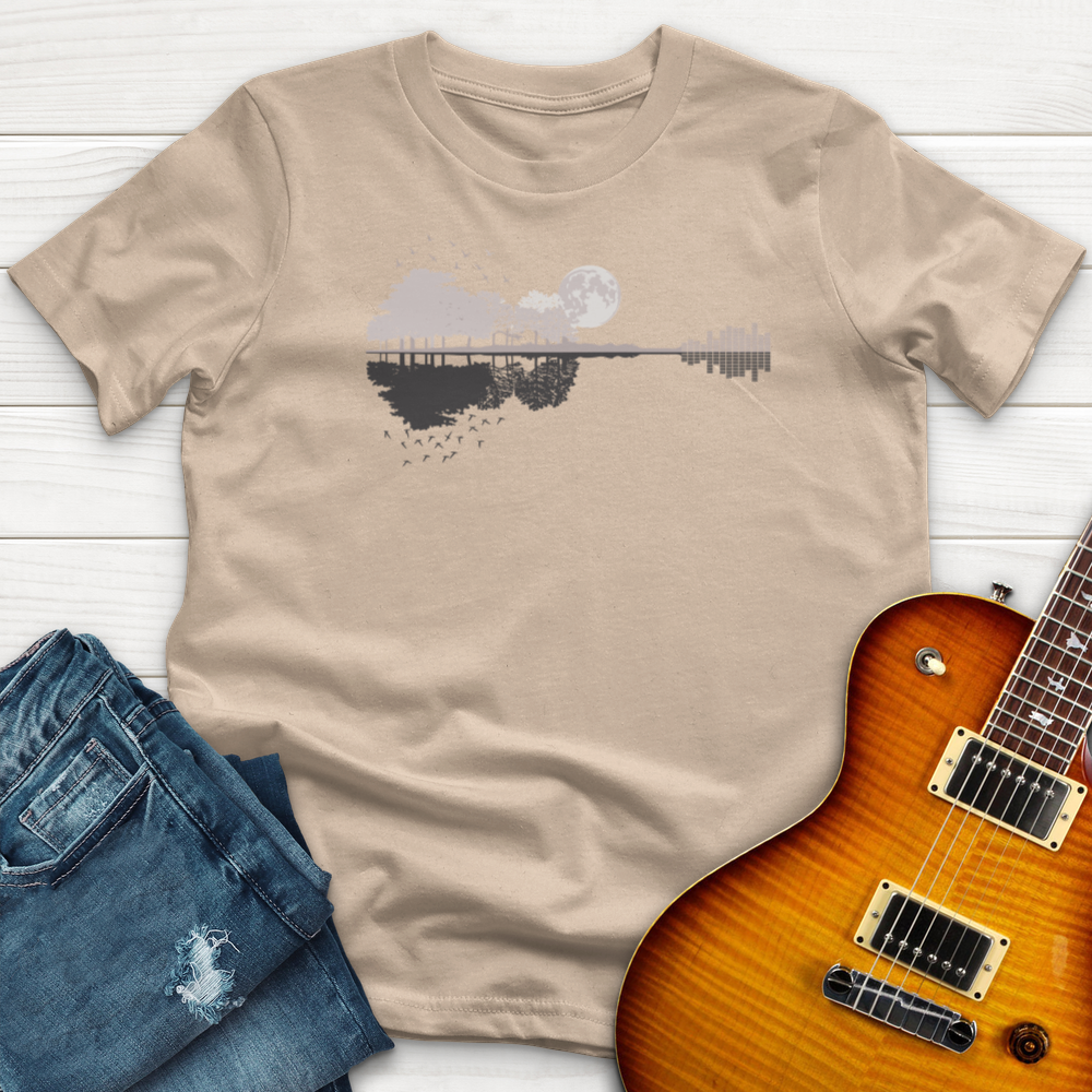 ''Sunset Guitar'' Premium T-Shirt