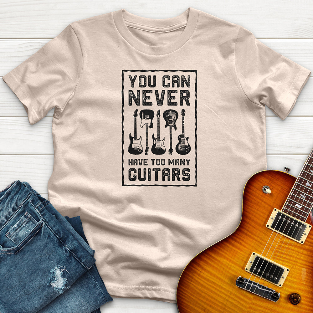 "You Can Never Have Too Many Guitars" Premium T-Shirt