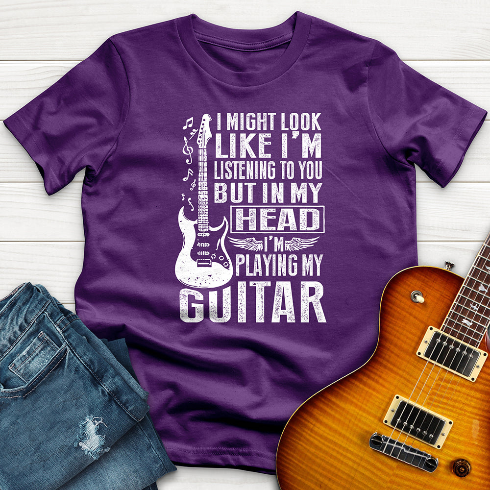 "I Might Look LIke Im Listening" Premium T-Shirt