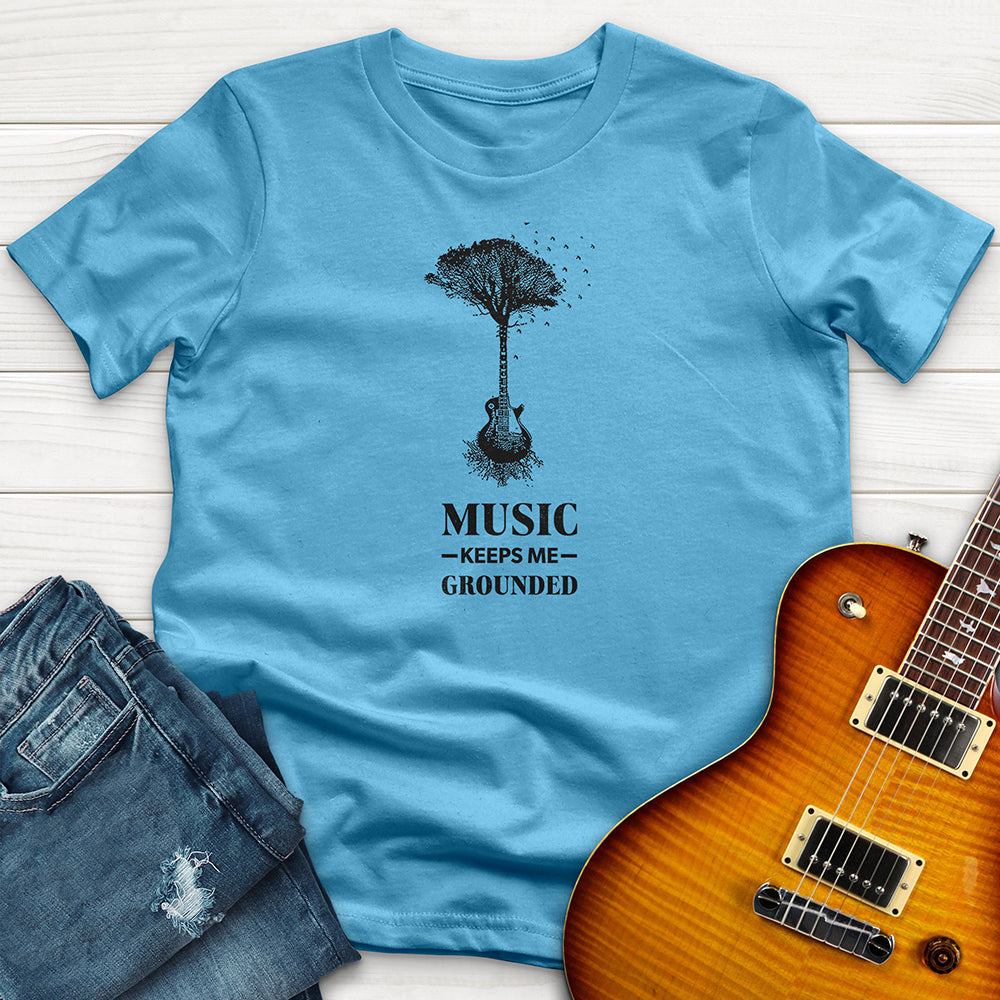 "Music Keeps Me Grounded" Premium T-Shirt