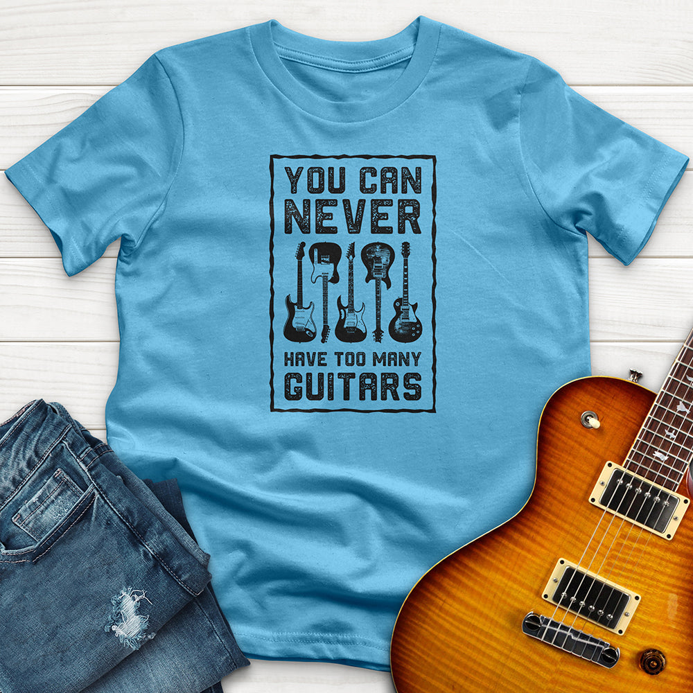 "You Can Never Have Too Many Guitars" Premium T-Shirt