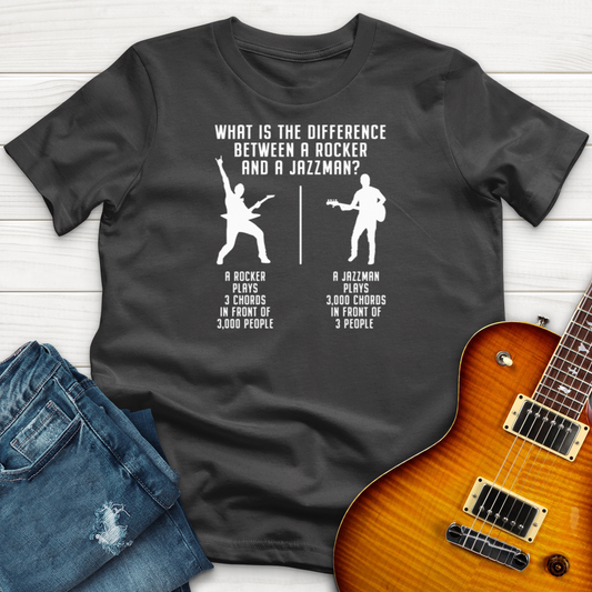 ''Between Rocker and Jazzman'' Premium T-Shirt