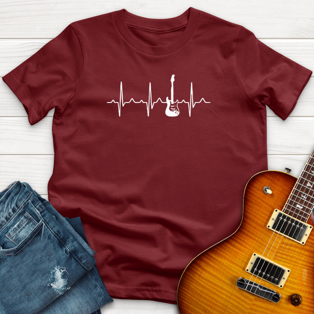 Guitar Heart Beat T-Shirt